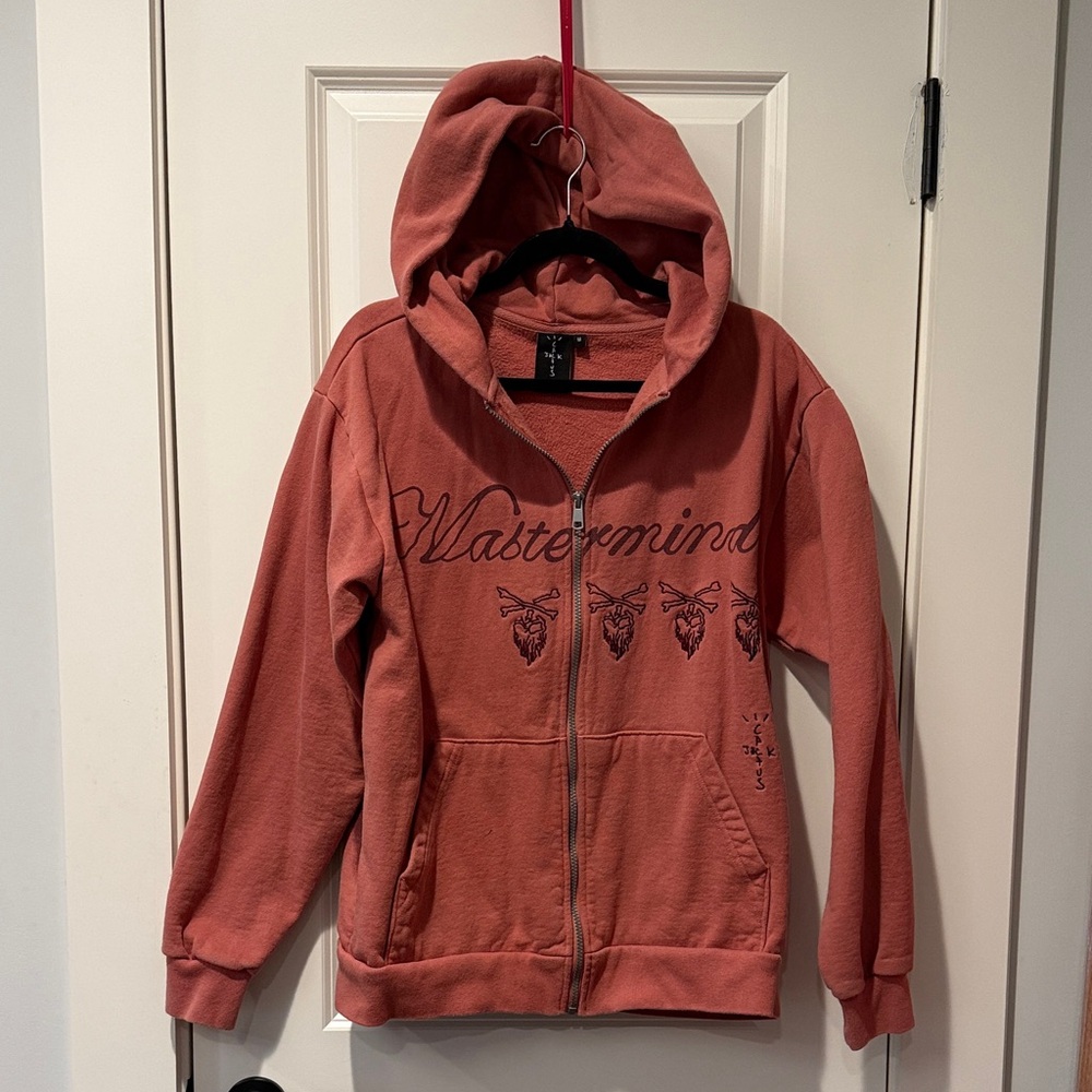 Cactus Jack by Travis Scott Rust Zip-Up Hoodie